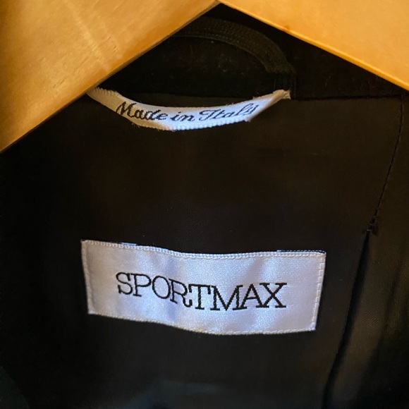 Max Mara SportMax Double-Breasted Tailored Coat Jacket - Picture 2 of 4